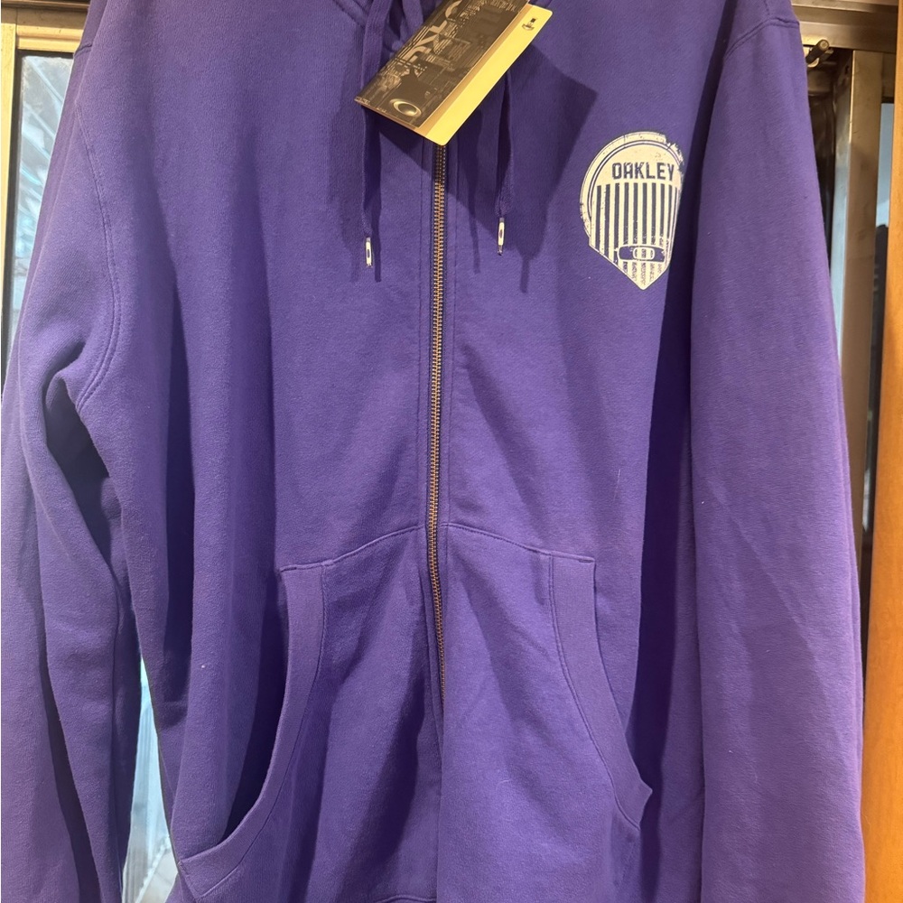 Oakley Purple Full-Zip Hoodie